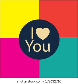 colorful heart set 3