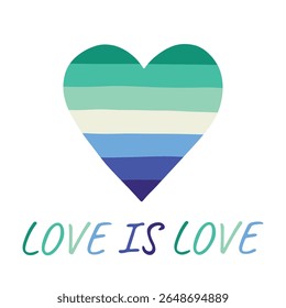 Forma do coração colorido Bandeira do orgulho gay Dia do orgulho feliz comunidade LGBTQIA Mês do orgulho Vetor mão desenhada rabiscar para cartazes, adesivos, logotipo, cartões