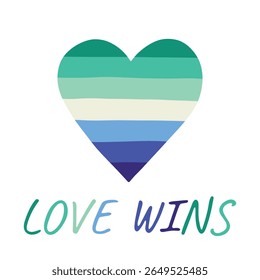Forma do coração colorido Bandeira do orgulho gay Dia do orgulho feliz comunidade LGBTQIA Mês do orgulho Vetor mão desenhada rabiscar para cartazes, adesivos, logotipo, cartões