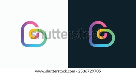 Colorful heart shape initial letter B vector logo design with modern, simple, clean and abstract style. Icon for business, research, technology and personal branding.
