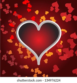 Colorful hearts