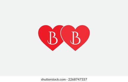Colorful hearts shape. Double heart sign letters. Valentine icon and love symbol. Romance love with heart sign and letters. Gift red love svg