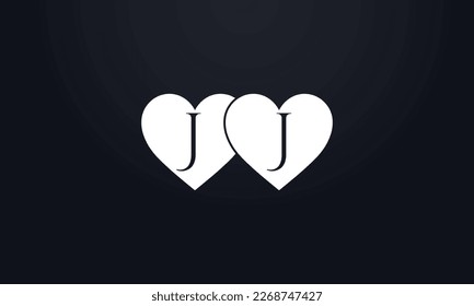 Colorful hearts shape. Double heart sign letters. Valentine icon and love symbol. Romance love with heart sign and letters. Gift red love