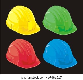 Colorful helmets