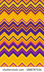 Colorful herringbone chevron texture zigzag vector pattern, abstract geometric seamless backgrounds or vintage wallpaper.