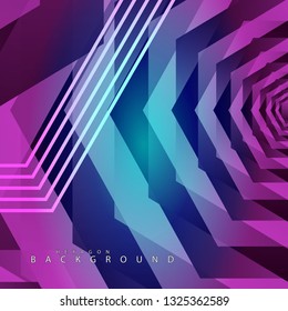 colorful hexagon abstract background. Transparent vector background in EPS 10