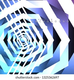 colorful hexagon abstract background. Transparent vector background in EPS 10