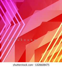 colorful hexagon abstract background. Transparent vector background in EPS 10