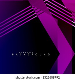 colorful hexagon abstract background. Transparent vector background in EPS 10