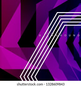colorful hexagon abstract background. Transparent vector background in EPS 10
