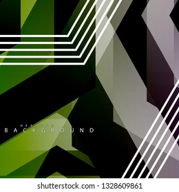 colorful hexagon abstract background. Transparent vector background in EPS 10