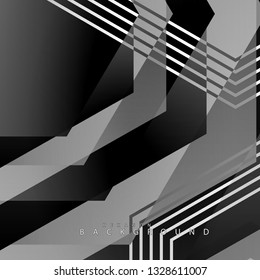 colorful hexagon abstract background. Transparent vector background in EPS 10