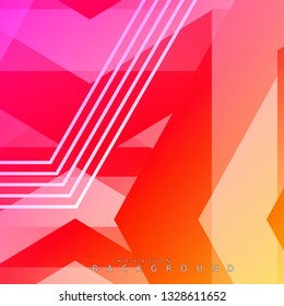 colorful hexagon abstract background. Transparent vector background in EPS 10