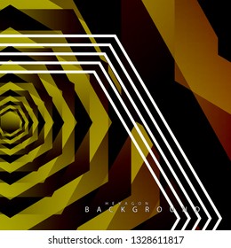 colorful hexagon abstract background. Transparent vector background in EPS 10