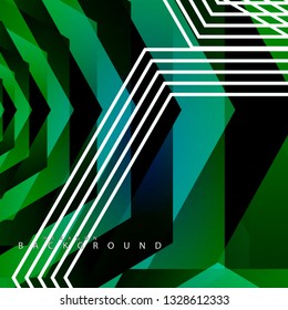 colorful hexagon abstract background. Transparent vector background in EPS 10
