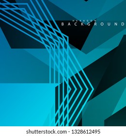 colorful hexagon abstract background. Transparent vector background in EPS 10