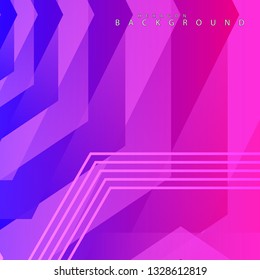 colorful hexagon abstract background. Transparent vector background in EPS 10