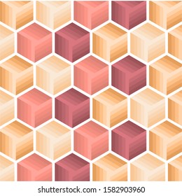 a colorful hexagon arranged neatly in a pattern. This elegant template can be used for gift covers, fashions, wallpapers, websites, book covers and logos.