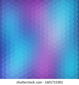 Colorful Hexagonal Background Blue Purple Colors Stock Vector (Royalty ...