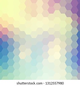 colorful hexagonal background. geometric design 