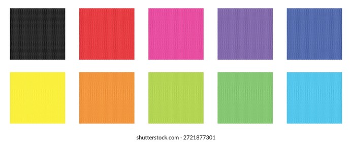 Conjunto de Paquete de fondo de patrón geométrico de panal hexagonal colorido.