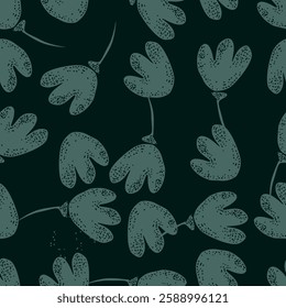 Colorful hibiscus flower with tropical leaf seamless pattern design for summer holidays background