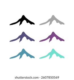 COLORFUL HILLS ADVENTURE TRAVEL SIGN SYMBOL LOGO
