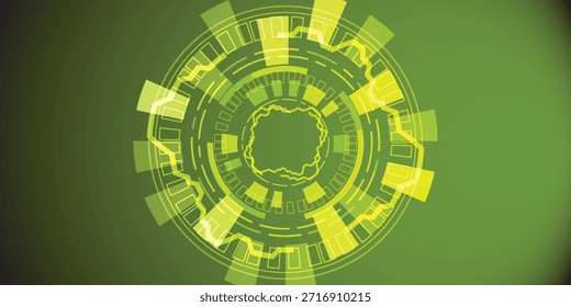 Fundo colorido de alta tecnologia. Ilustração vetorial