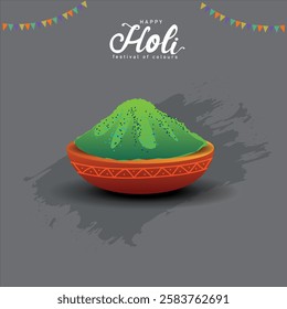 "Colorful Holi Festival Celebration with Vibrant Powder and Festive Spirit"