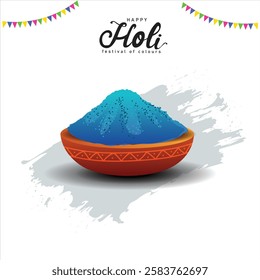 "Colorful Holi Festival Celebration with Vibrant Powder and Festive Spirit"