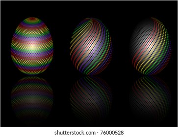 colorful  Holiday Easter egg