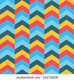 Colorful Holiday Geometry Seamless Vector Background Pattern 1