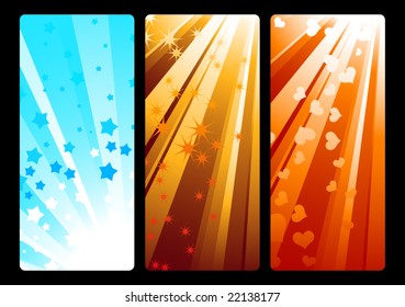 Colorful holiday vector sale elements