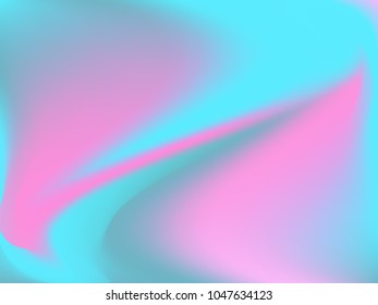 Colorful holographic background.  Bright fluid liquid. Neon holography texture. Hologram glitch effect. Smooth blur backdrop. A trendy pattern  for screensavers, banners, wallpapers for your phone