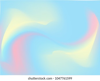 Colorful holographic background.  Bright fluid liquid. Neon holography texture. Hologram glitch effect. Smooth blur backdrop. A trendy pattern  for screensavers, banners, wallpapers for your phone
