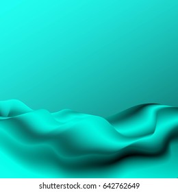 Colorful holographic background. Vector fluid motion effect.