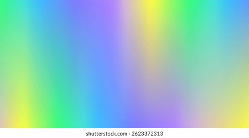 Colorful Holographic Gradient Texture Background. Abstract Metallic Wallpaper. Blurred. Banner Illustration