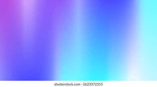 Colorful Holographic Gradient Texture Background. Abstract Metallic Wallpaper. Blurred. Banner Illustration