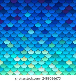 Colorful holographic Mermaid scales disco abstract background texture. Vetor illustration