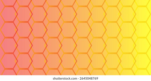 Colorful Honeycomb Pattern Design With Gradient Background Illustration. eps 10