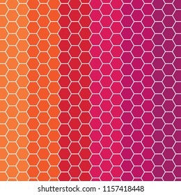 colorful honeycomb pattern- vector illustration