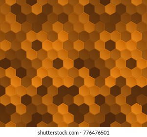 Colorful honeycomb seamless pattern