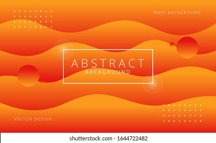 colorful horizontal background poster with wavy shape