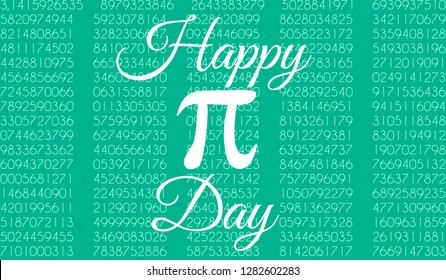 colorful horizontal banners for Pi Day. Pi number, Pi sign, mathematical constant, irrational number, greek letter. Abstract digital vector illustration. Pi sign