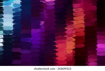 Colorful horizontal brush strokes background