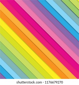 Colorful horizontal lines in perspective. Easy to change color. Colorful crossed lines abstract background with space for text. Can be adapt to Brochure, Report, Magazine, Poster, Corporate.