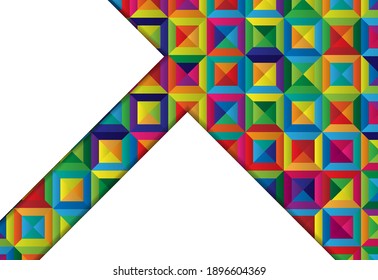 Colorful horizontal lines in perspective. Easy to change color. Colorful crossed lines abstract background with space for text. Can be adapt to Brochure, Report, Magazine, Poster, Corporate.