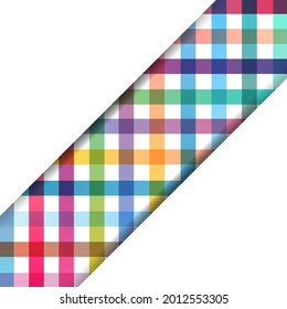 Colorful horizontal lines in perspective. Easy to change color. Colorful crossed lines abstract background with space for text. Can be adapt to Brochure, Report, Magazine, Poster, Corporate.