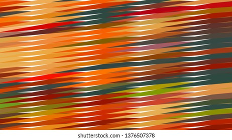 Colorful Horizontal Lines and Stripes Background Vector Graphic