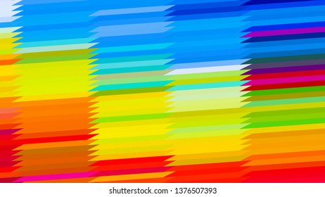 Colorful Horizontal Lines and Stripes Background Illustrator